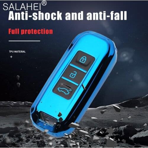 TPU Car Key Fob Shell Cover Full Case For Baojun Car 510 560 360 730 630 610 310 E100 310W 530 RS-5 Auto Protection Accessories