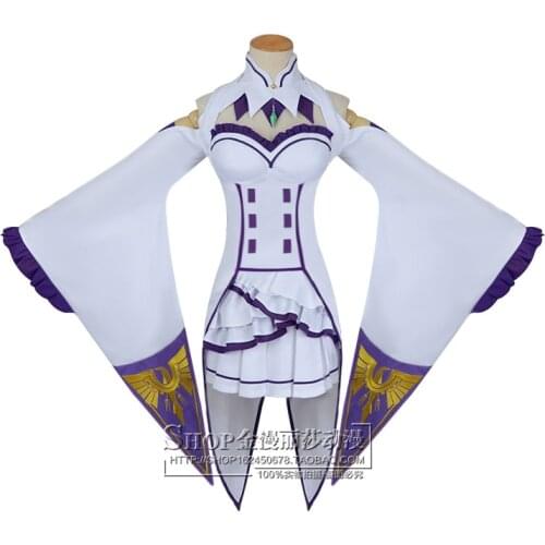 2016 Anime Re Life in a Different World from Zero Emiria Cosplay Costumes High Quality Women Casual Clothes