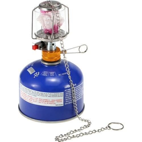 2021 Outdoor Portable Camping Gas Lantern Piezo Ignition Mini Gas Tent Lamp Light Portable for Camping Adventure Fishing