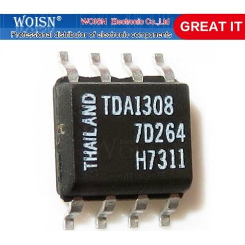 5pcs/lot TDA1308T / N1 TDA1308T TDA1308 SOP-8 new original Immediate delivery In Stock