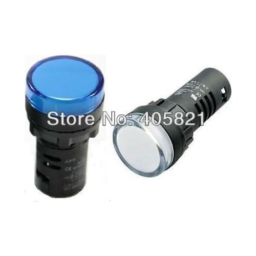 AD16-22DS(AD22-22DS) White/Blue LED lamp,Pilot Lamp,indicator light 22MM