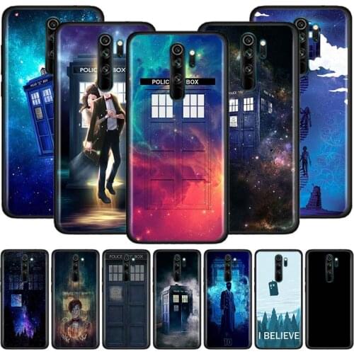 Box Doctor Who Case for Xiaomi Redmi Note 9S 8T 8 9 9A 9C 7 K30 Pro Zoom 8A 7A 6 Black Silicone Phone Cover Sac