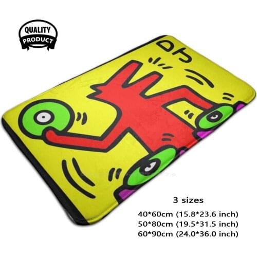 - Dj / 1988 / Talking Heads / Abstract / Pop Art Door Mat Foot Pad Home Rug Dj Dog 1988 Talking Heads Abstract Pop Art
