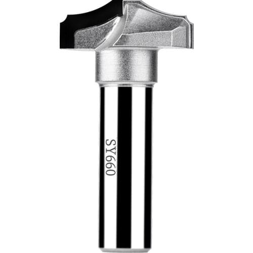 1pcs 1/2 inch Shank Diamond V Type Router Bit for Engraving Machine Mill Cabinet Wooden Door Board Line Pcd Milling Cutter