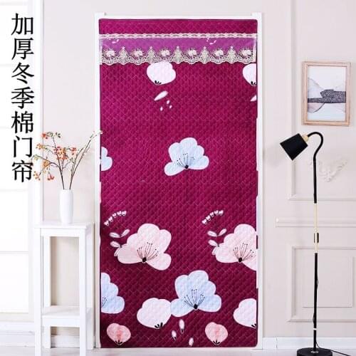 Cotton Door Curtain In Autumn Winter Household Thickened Windproof Wind Proof Sound Insulation Heat Preservation Conditioning
