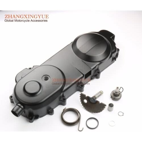 43cm gearbox body & start tooth & spring for GY6 50cc 139QMB 139QMA 4T 12 inch wheel