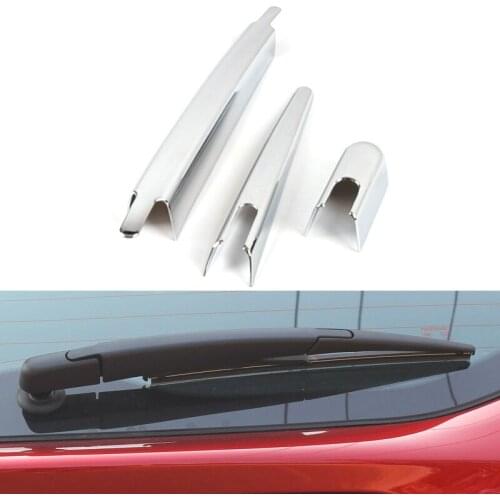 Chrome For Nissan Qashqai J11 2016 2017 2018 2019 Rear window wiper Cover Frame Trim accessories
