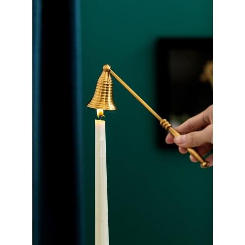 Brass Retro Candle Extinguisher Aromatherapy Candle Tool Candle Extinguisher Bell Decorative Ornaments Household Products Retro