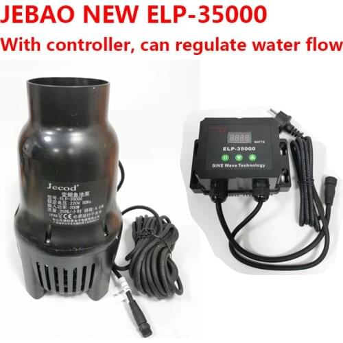 New Jebao ELP-35000 variable frequency fish pond circulating pump submersible pump 200W with controller adjustable