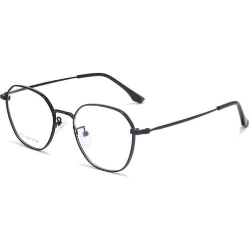 Retro Polygonal Pure Titanium Glasses Frame Men and Women with the Same B Titanium Alloy Glasses Flat Mirror Tide Myopia Glasses