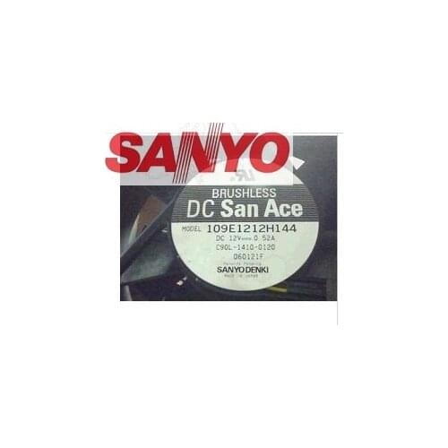 Original For Sanyo 109E1212H144 aluminum metal frame fan 12CM 12V 0.52A Cooling Fan