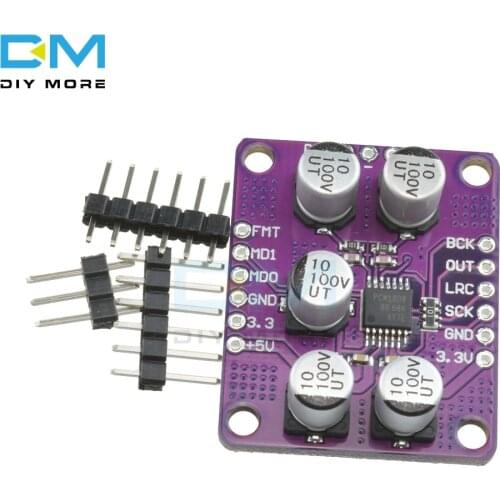 PCM1808 105dB SNR Audio Stereo ADC Single-Ended Analog-Input Decoder 24bit Amplifier Board Player Diy Electronic Diy Kit