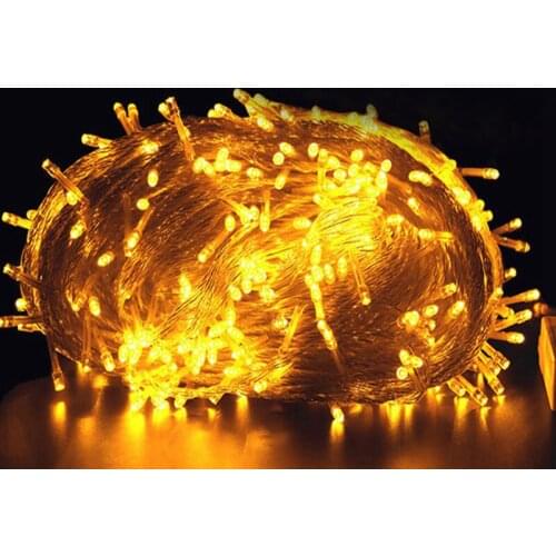 Holiday Christmas Lights 10M 20M 30M 50M 100M LED String Fairy Light Outdoor Christmas Garland Wedding Party Decoration Lights