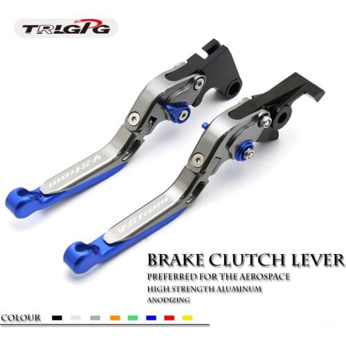 For SUZUKI V-Strom 250 650 DL650 DL250 650/XT 2011-2020 CNC Adjustable Folding Extendable Motorcycle Brake Clutch Levers LOGO