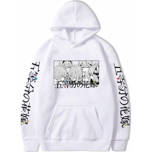 The Quintessential Quintuplets Hoodie Men Anime Clothes Aesthetic Unisex Sweatshirts Streetwear Pullovers Autumn Winter Harajuku