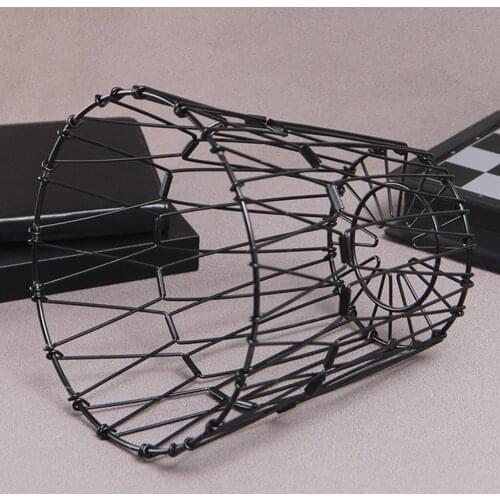 Black Hollow Folding Storage Basket Vegetable Multi-shaped Multipurpose Tray