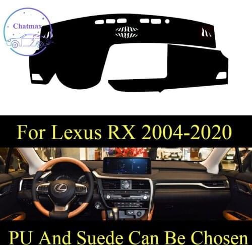 Customize For Lexus RX 04-20 RX270 RX300 RX350 RX400 RX450 Dashboard Console Cover PU Leather Suede Protector Sunshield Pad