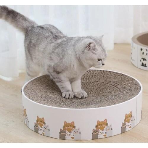 Cat Kitten Scratch For Kitten Board Scratching Pad Bed Mat Claws Care Toys Corrugated Scratcher Cat Training Toy