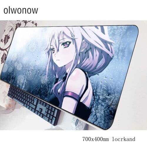 Guilty Crown mousepad 700x400x3mm gaming mouse pad New arrival gamer mat computer desk padmouse keyboard anime play mats
