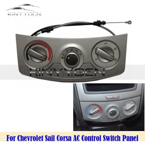 For Chevrolet Sail Corsa Air Conditioner Control Switch Panel AC Warm Air Heater Knob Air-Condition Knob Button