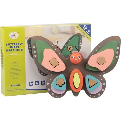 Plastic Snowflake Interconnecting Blocks Building & Construction Toys Butterfly Matching Game Stacking Shape Sorting Board Toys