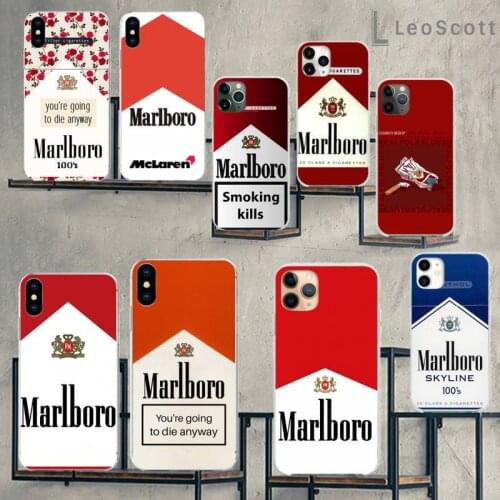 Cigarette box Marlboroing Phone Case For iphone 12 5 5s 5c se 6 6s 7 8 plus x xs xr 11 pro max mini