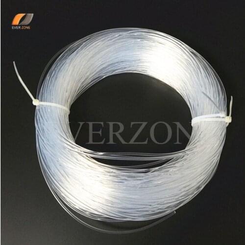 Clear Solid Core 2.0mm Sideglow Optic Fiber Lighting Cable Roll 100meters