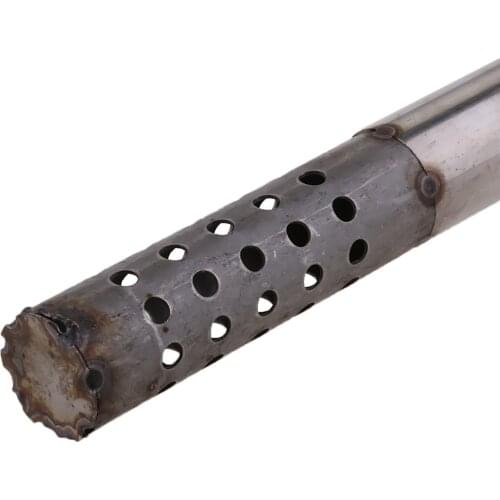 160mm Motorbike Angled Exhaust Muffler Can Baffles DB Killer Silencers 48mm