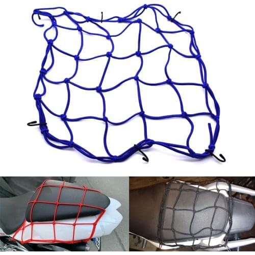 Universal bungee net motorcycle helmet grid storage helmet cargo organization net For Yamaha FZ6 Fazer FZ8 FZ6R XJ6 MT-07 MT-09
