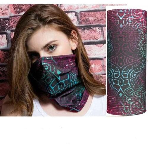 Magic headband Neckerchief Microfiber Face Scarf For Men Women Versatility pirate Cap Cycling Elastic snood scrunchie Balacava