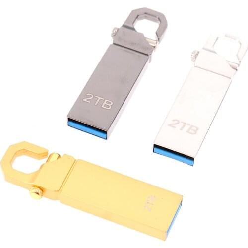 High Speed Metal USB 3.0 Flash Drive 2TB U Disk External Storage Memory Stick for PC Laptop 1pc