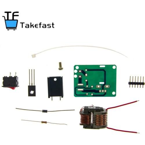 15KV High Frequency DC High Voltage Arc Ignition Generator Inverter Boost Step Up 18650 DIY Kit U Core Transformer Suite 3.7V