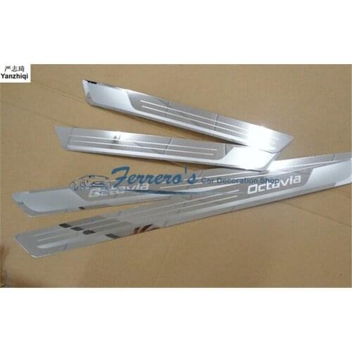 Накладки на пороги Skoda Yanzhiqi China At AliExpress