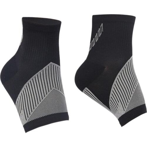 Protective Ankle Support Brace Foot Protector Sock Sports Ankle Compression Pad Gym Elastic Support for Running Cycle Basketball