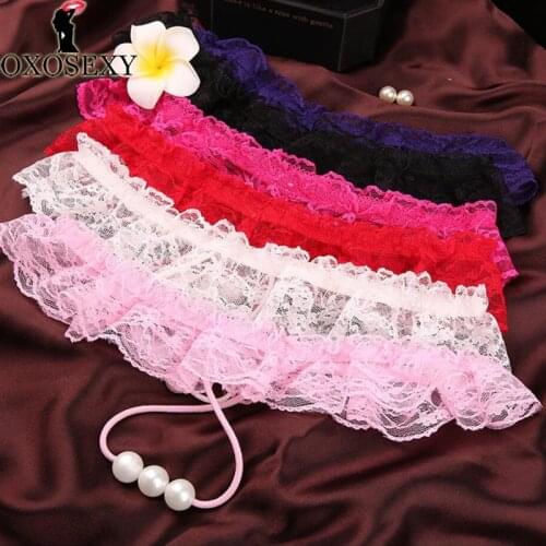 Black red pink Womens G-string Thong Transparent see through Sexy Panties Underwear Women Lace Briefs Women Intimates Hot 019