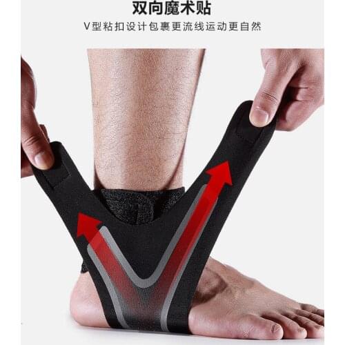 1Pc Compression Ankle Protector Anti Sprain Outdoor Sports Care Brace Support Breathable Bandage Straps Foot Health Care Tool