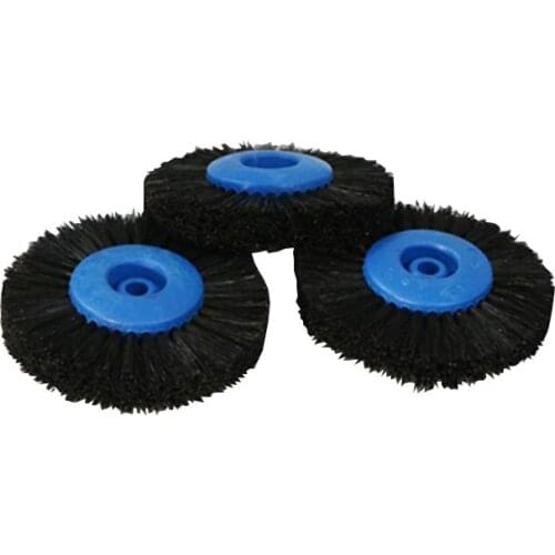 10 Pieces/Lot Professional Dental Lab Materials Polishing Hub Brush Wheel Cleaning Rotary Bristle Buffing