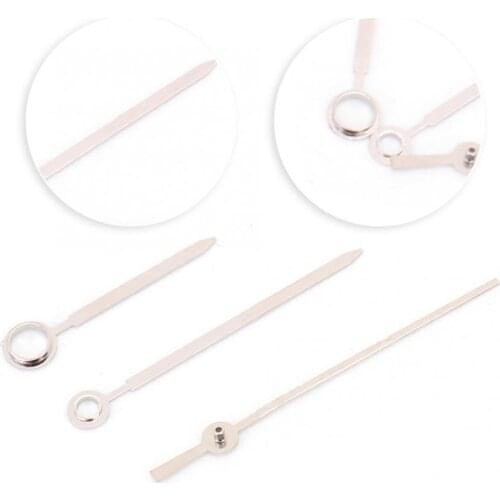 3pcs/set Watch Hour Minute Second Hands T050 Female Watch Luminous Needles Replacement Accessory for ETA 2824 Movement Silver