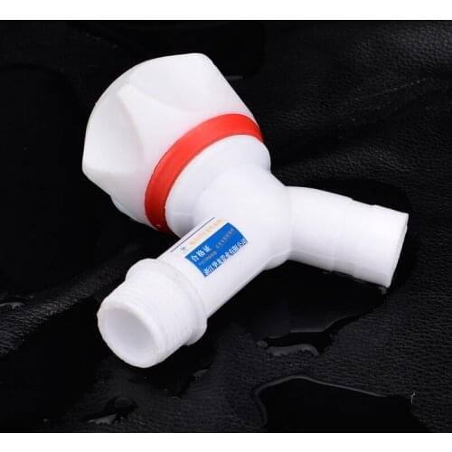 3pcs/lot Home Kitchen Abs plastic faucet hot and cold bibcock washing machine taps single cold toilet plastic water-tap 1/2"