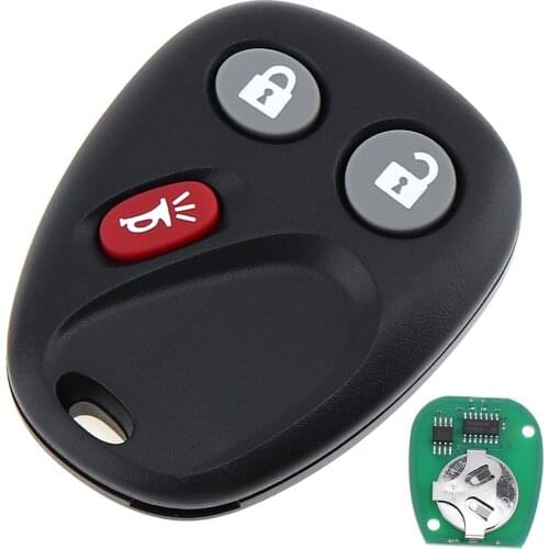 315MHz 3 Buttons Keyless Entry Remote Car Key Fob LHJ011 Fit for GM Tahoe Silverado Yukon Sierra Avalanche / Tahoe 2003-2006