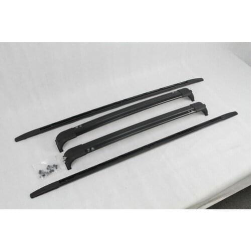 4Pcs aluminium left right front rear Aluminium roof crossbar cross rack rail bar fits for Land Rover LR3 Discovery3 2003-2009