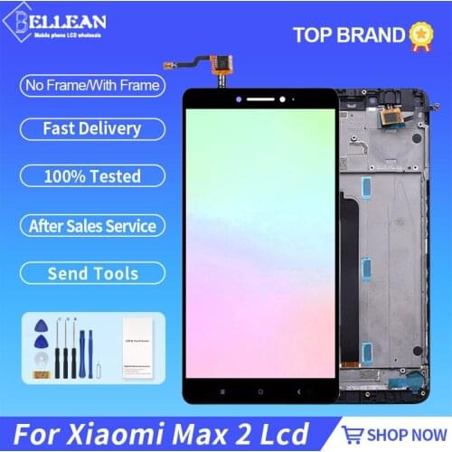 6.44inch Display AAA Catteny For Xiaomi MI Max 2 Lcd With Touch Panel Screen Digitizer Assembly Replacement Parts Free Shipping