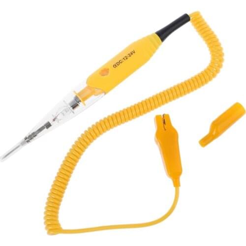 6V 12V 24V Digital Electric Automotive Circuit Tester Car Boat w Crocodile Clip