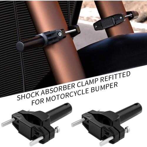 Shock absorption extension bracket 1PC/2PCS Motorcycle Headlight Mount Frame Bumper Bracket Mounting Hoder Bracket Accessories