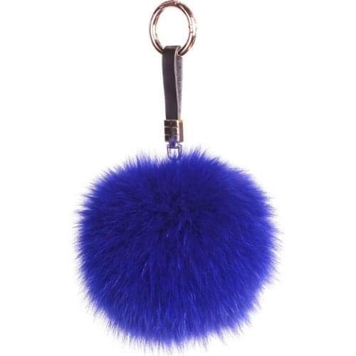 Fox fur ball key chain plush hanging bag pendant fur pendant jewelry bag pendant gift