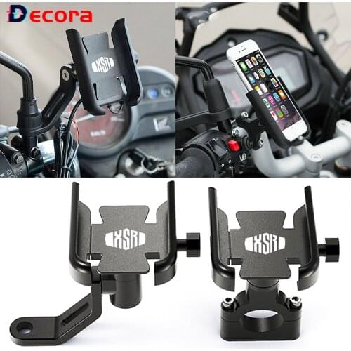 For YAMAHA XSR700 XSR900 XSR 900 700 Motorcycle Rotable Handlebar Mobile Phone Holder GPS Navigation Stand Bracket Accessories