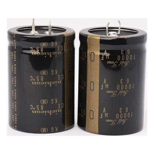 Nichicon Audio Filter Electrolytic Capacitor Type I 10000UF 50V KG Series 50v 10000uf 35x50mm