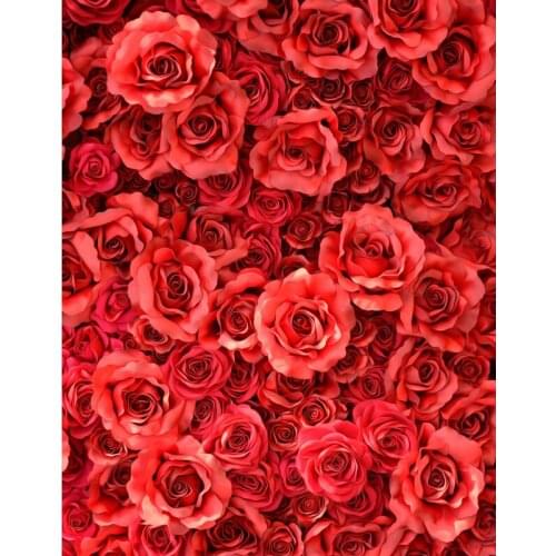 Photography Background Rose Wall Computer Printed Wedding Children Baby Vinyl Cloth Photo backdrops Art fabric Newborn Backdrop