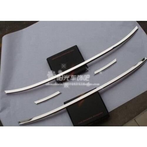 Chrome Front Bottom Grill Grille Cover Trim 4pcs For Honda CRV CR-V 2007 2008 2009 2010 2011