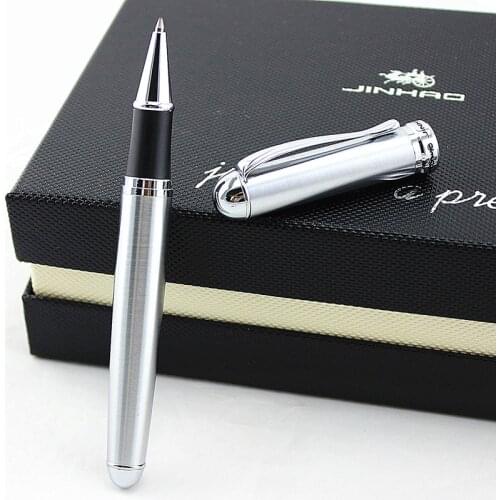 JINHAO X750 stainless steel Business office Medium Nib Rollerball Pen New